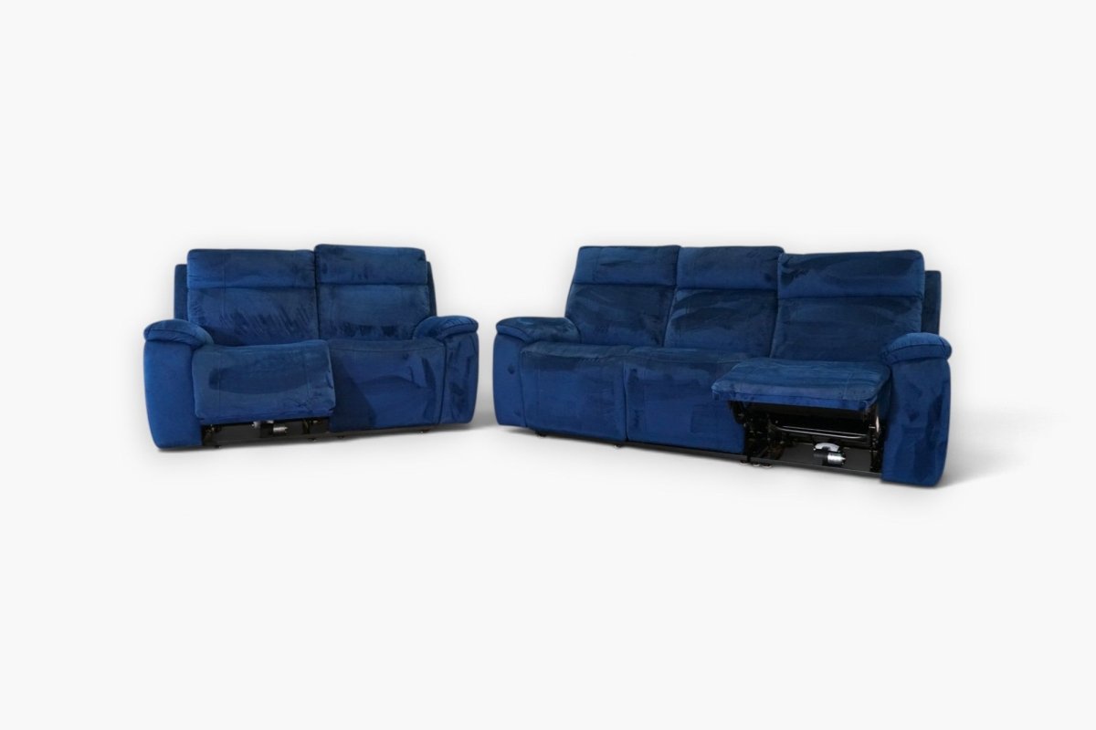 Aero 3 & 2 Seater Power Recliner Sofa with Power Headrests, Opulence Royal