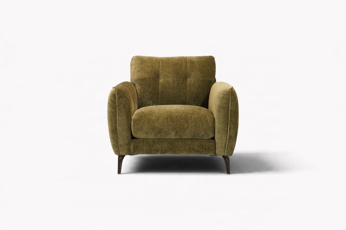 Arden Fabric Armchair, Montreal Olive