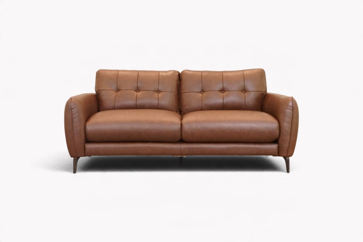 Arden Leather 3 Seater Sofa, Cognac