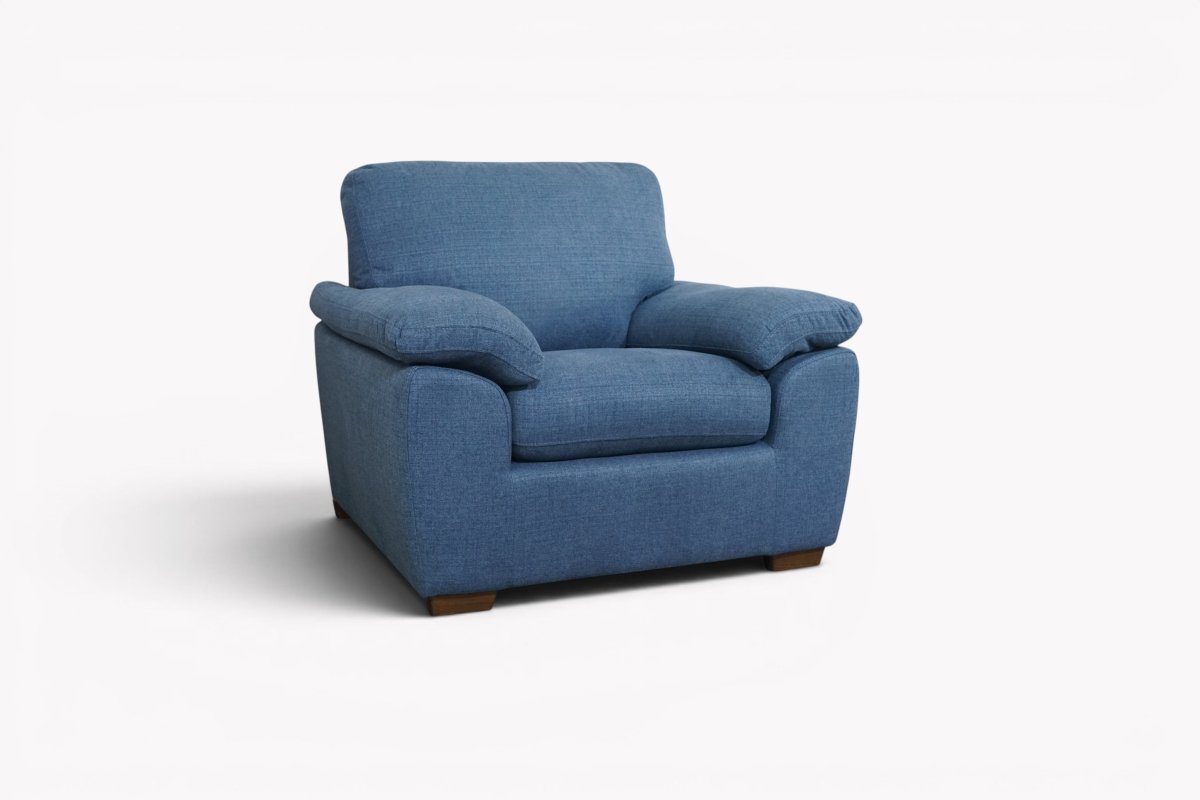 Camden Armchair, Soft Weave Dark Pacific
