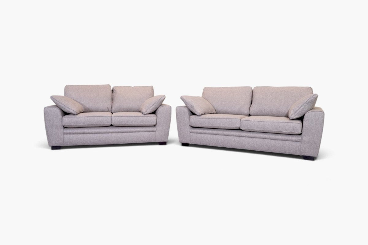 Chalfont Fabric 3 & 2 Seater Sofa Set, Orm Silver