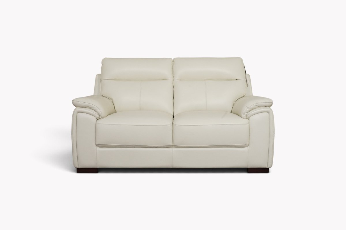 Cosina Small 2 Seater Leather Sofa, Ivory