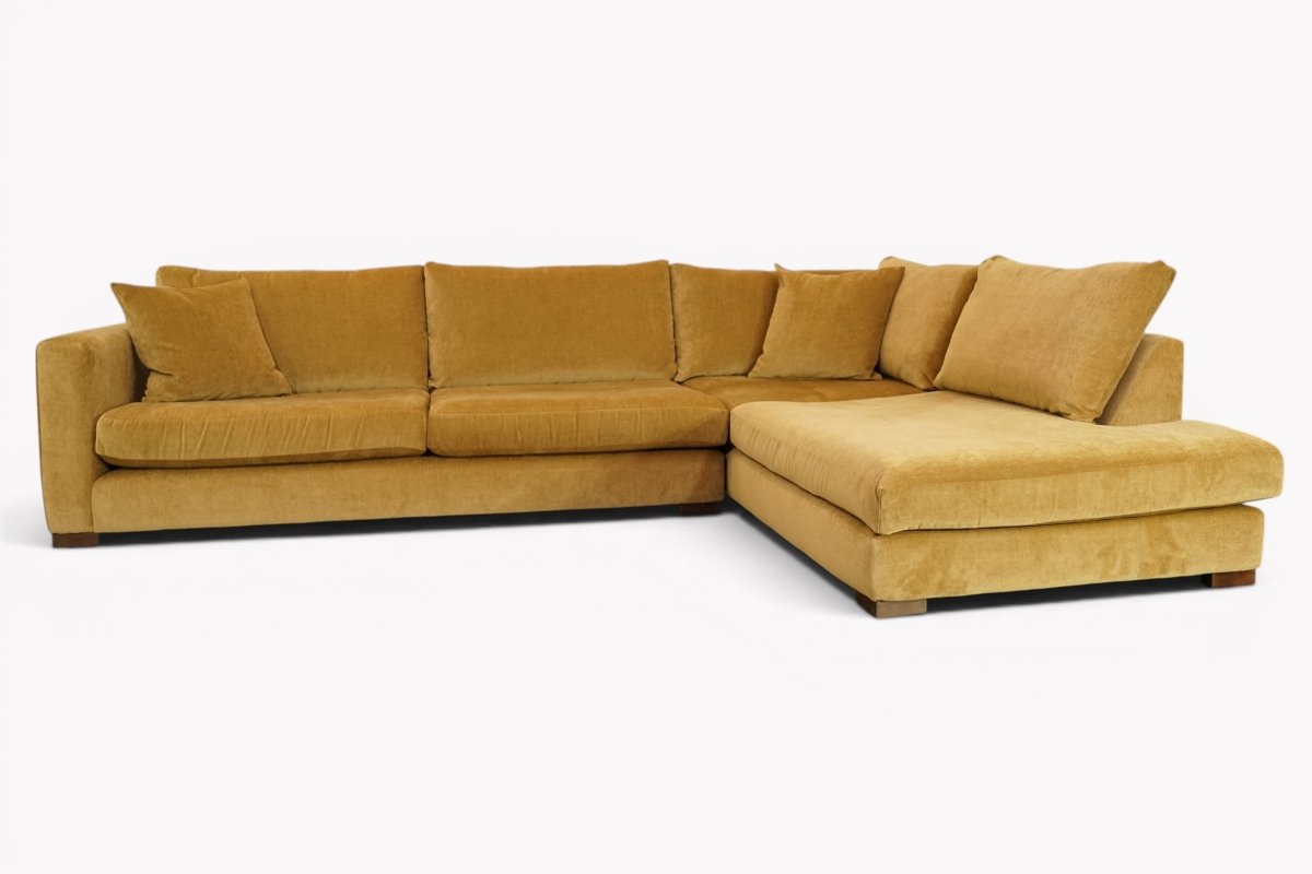 Dillon RHF Open Ended Corner Chaise Sofa, Dusk Cinnamon