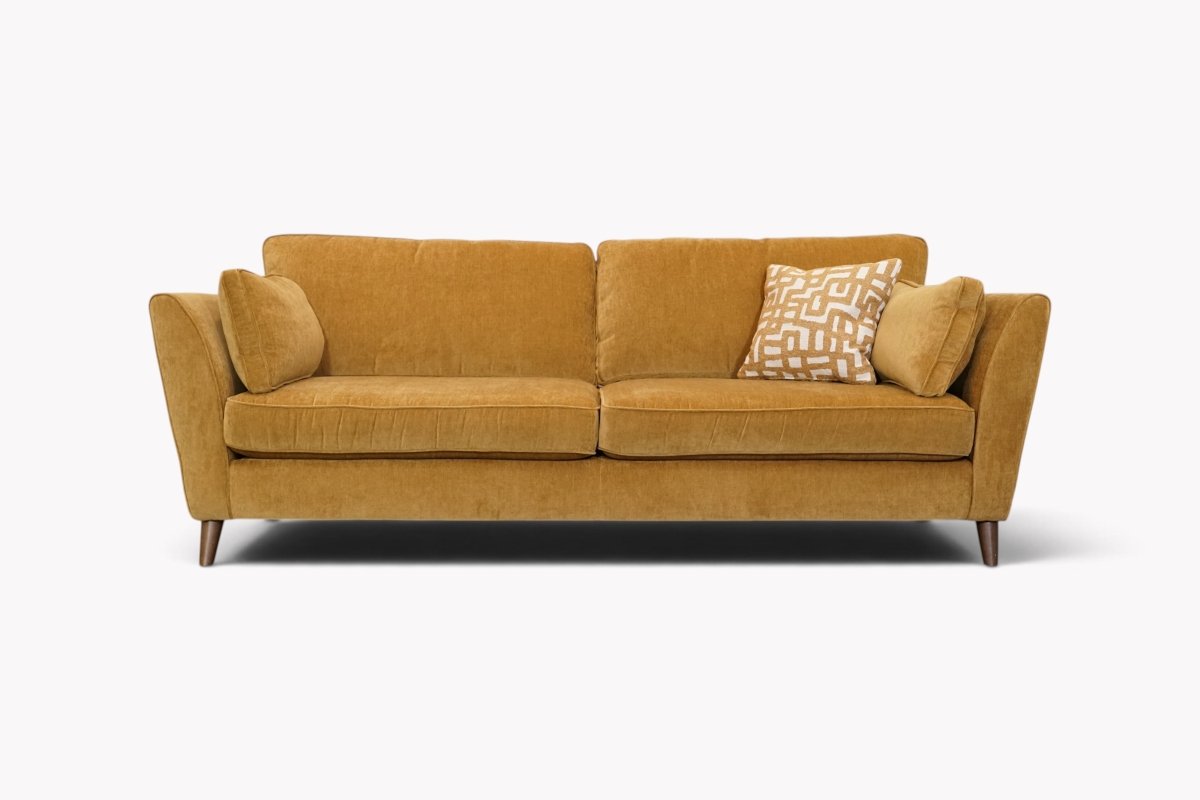 Keswick Large Fabric 4 Seater Sofa, Dusk Sunflower