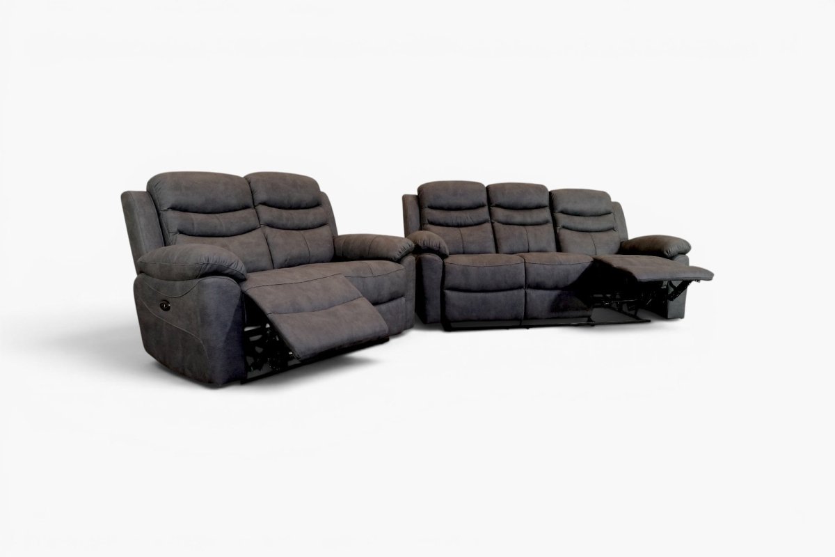 Lawson 3 & 2 Seater Power Reclining Sofa set, Endurance Charocal