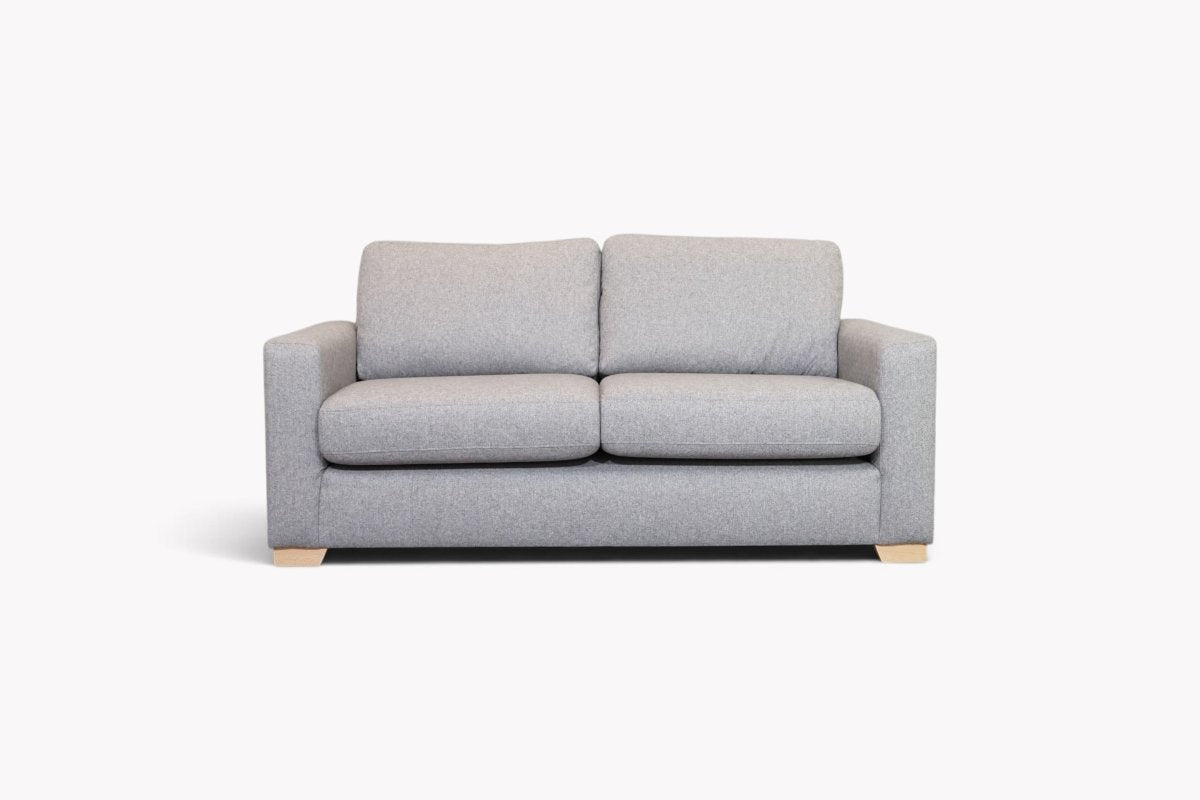 Oliver Medium 2 Seater Sofa, Brushed Tweed Grey