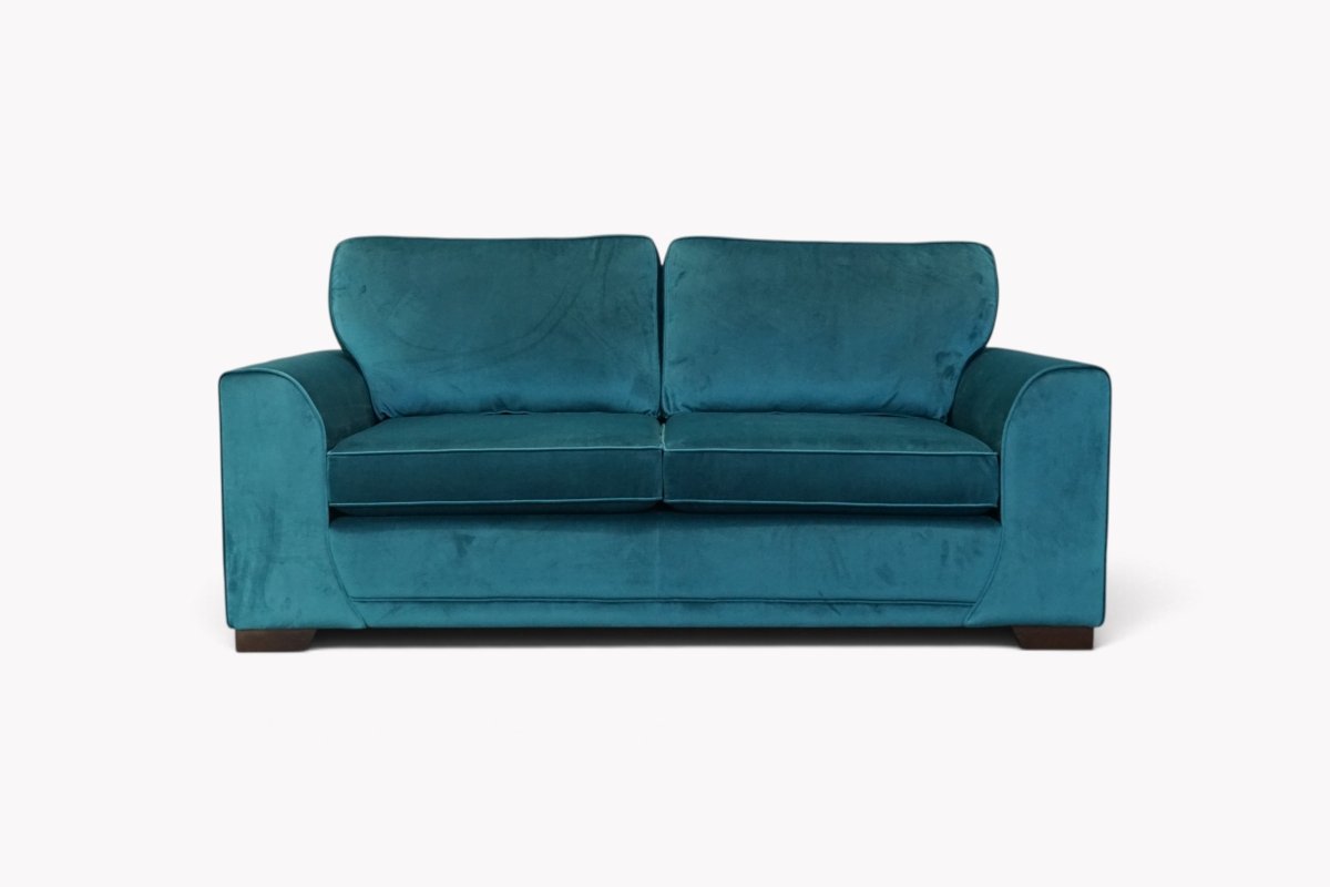Orla 3 Seater Sofa, Sensual Velvet Teal