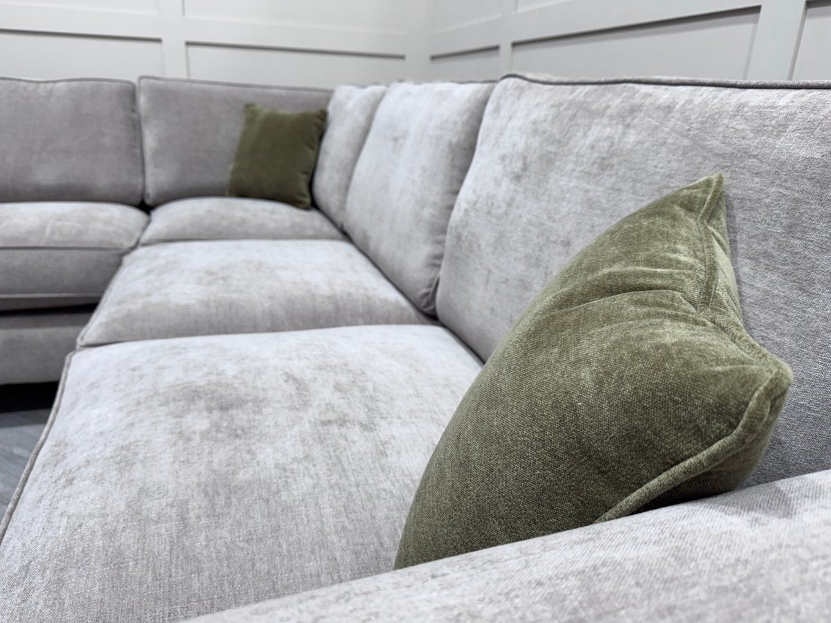 Sasha Large Corner Sofa, Aston Latte