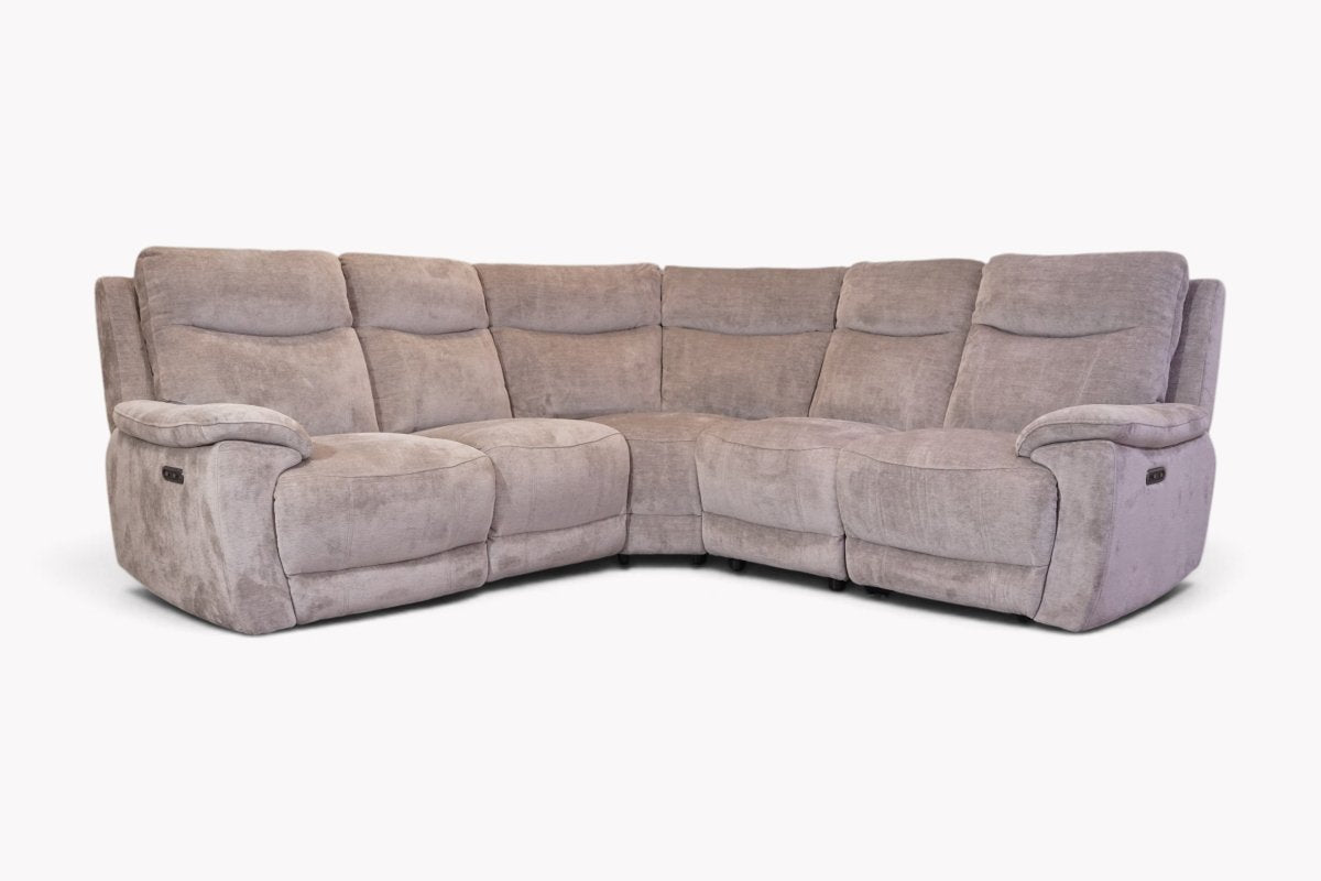 Sloane Power Reclining Corner Sofa, Hudson Mist Fabric