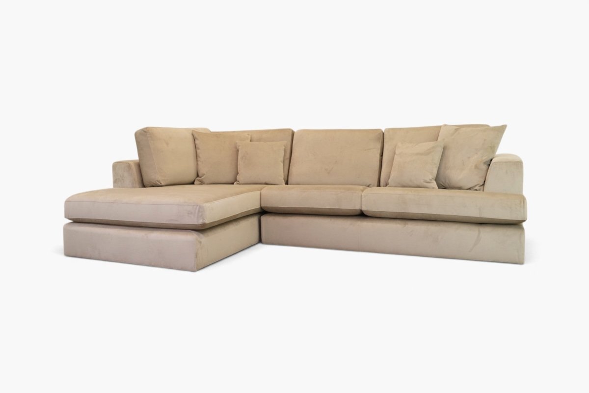 Stratus II LHF Corner Chaise Sofa, Plush Putty