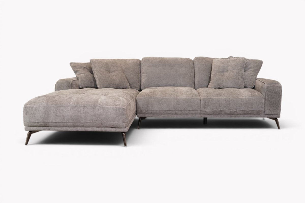 The Cloudstream LHF Corner Chaise, Stone Grey