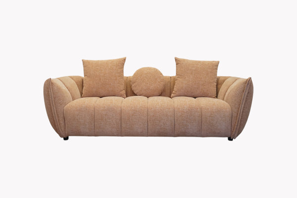Lunar Large 3 Seater Sofa, Sunrise Chenille
