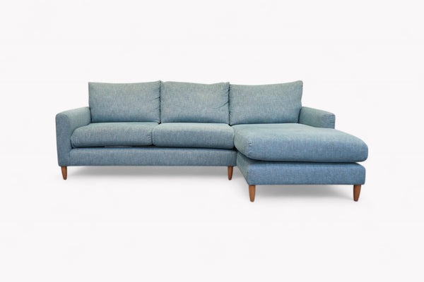 Bailey II 4 Seater RHF Chaise End Sofa, Connie Teal