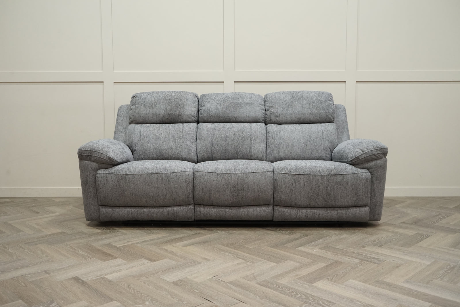 Lucius 3 Seater Power Recliner Fabric Sofa