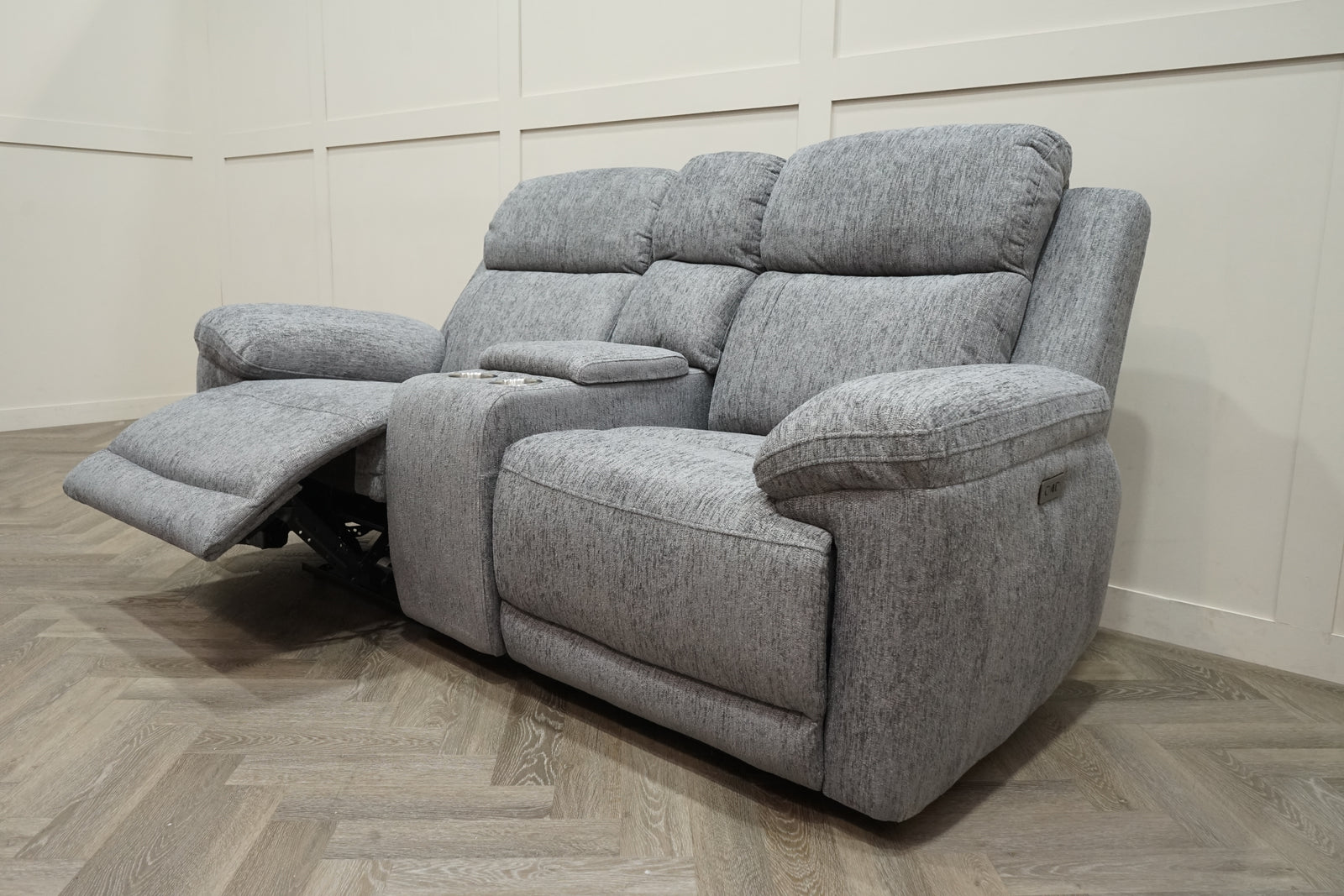 Lucius 2 Seater Power Recliner Sofa