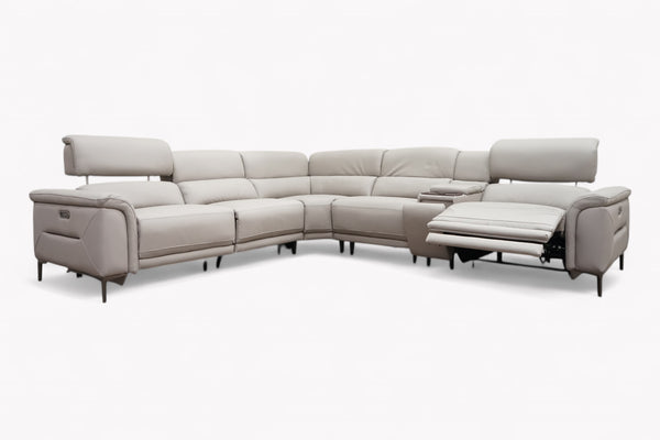 Illinois Modular Power Reclining Corner Sofa with Telescopic Headrests