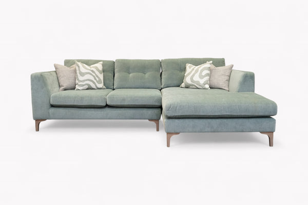 Manor Large RHF Corner Chaise, Dusky Jade