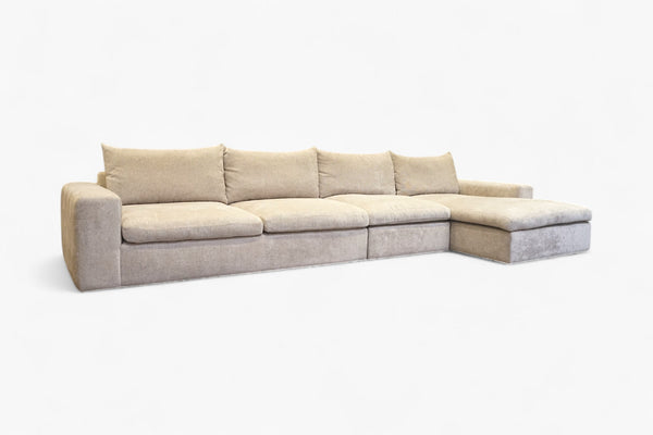 Longpoint – Penthouse Large RHF Corner Chaise Sofa, Watson Mink