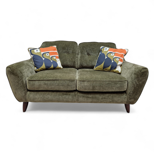 Laurel Small 2 Seater Sofa, Derry Dark Green Jewel