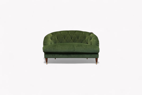 Swoon Radley Loveseat, Fern Green Velvet