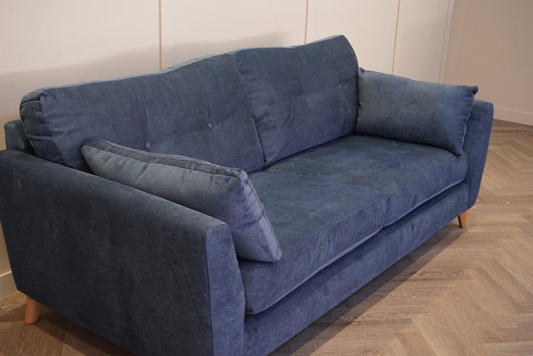 Alfie Grand 4 Seater Sofa, Aquaclean Titan Navy