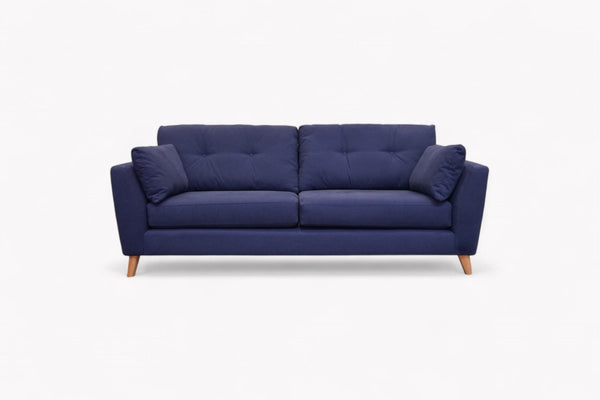 Alfie Grand 4 Seater Sofa, Eco Cotton Navy