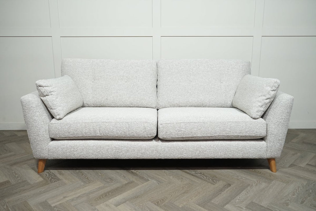 Alfie Grand 4 Seater Sofa, Soft Boucle Biscuit