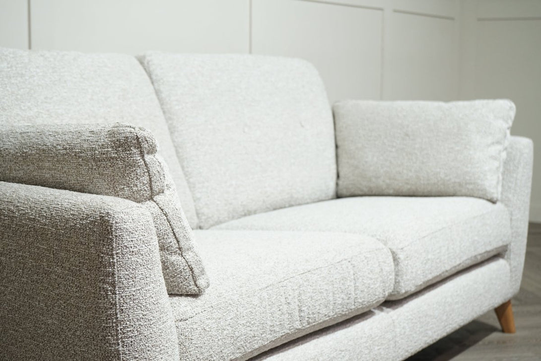 Alfie Grand 4 Seater Sofa, Soft Boucle Biscuit