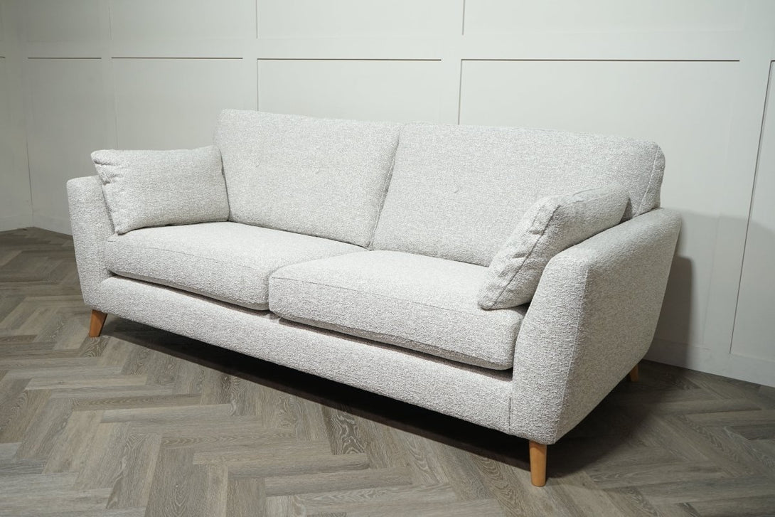 Alfie Grand 4 Seater Sofa, Soft Boucle Biscuit