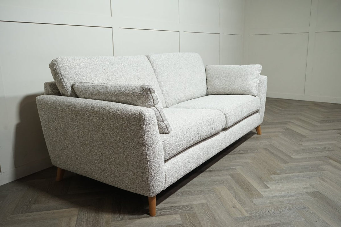 Alfie Grand 4 Seater Sofa, Soft Boucle Biscuit