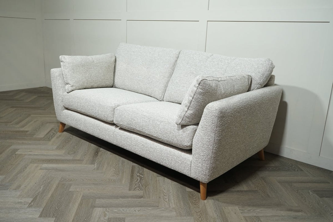 Alfie Large 3 Seater Sofa, Soft Boucle Biscuit