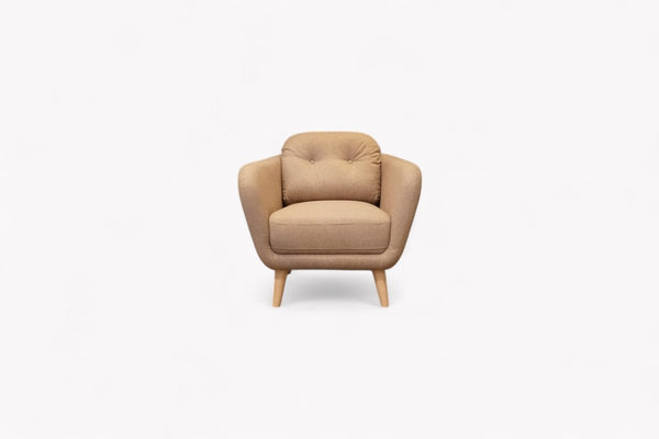 Arlo Armchair, Brushed Tweed Mole