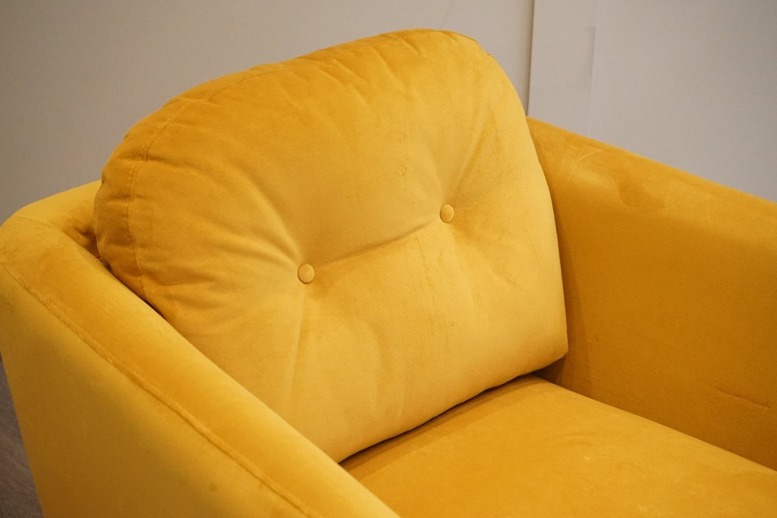 Arlo Armchair, Plush Velvet Honey