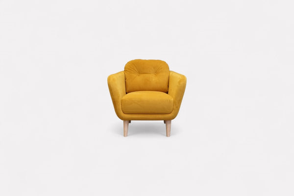 Arlo Armchair, Plush Velvet Honey