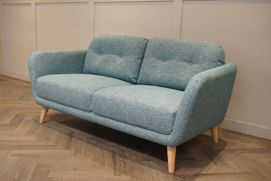 Arlo Medium 2 Seater Sofa, Aquaclean Connie Teal