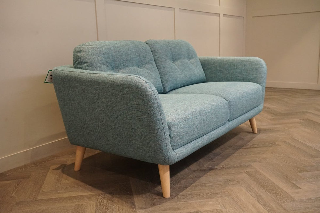 Arlo Medium 2 Seater Sofa, Aquaclean Connie Teal