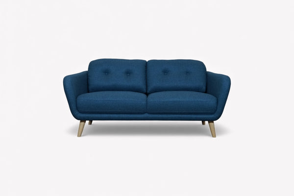 Arlo Medium 2 Seater Sofa, Brushed Tweed Navy