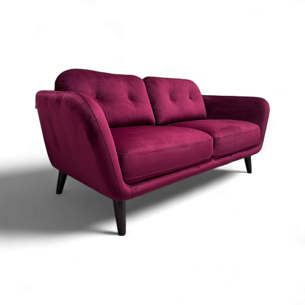 Arlo Medium 2 Seater Sofa, Deep Red