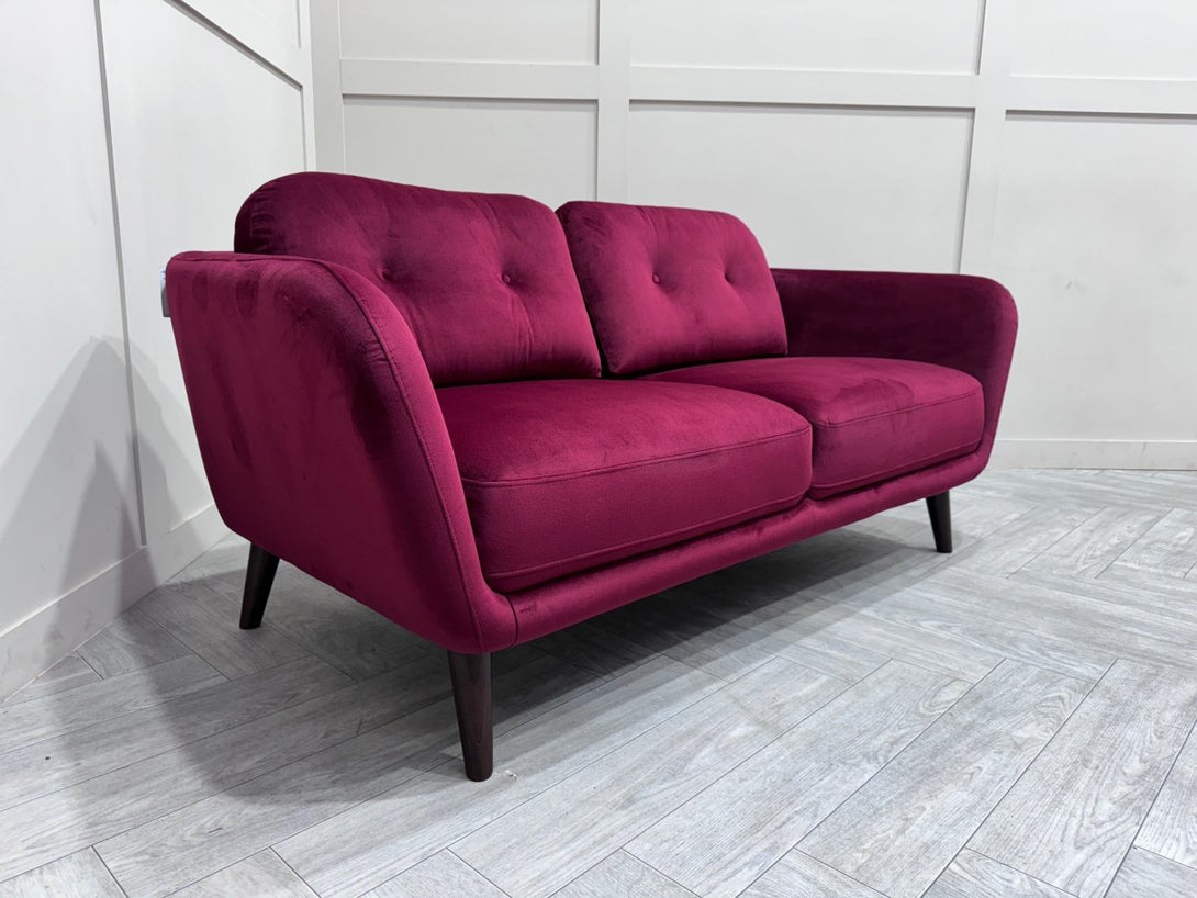 Arlo Medium 2 Seater Sofa, Deep Red