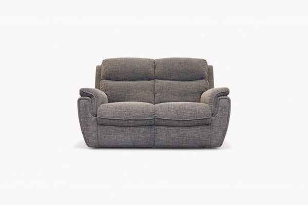Ashbury 2 Seater Sofa, Chenille Weave Charcoal Grey