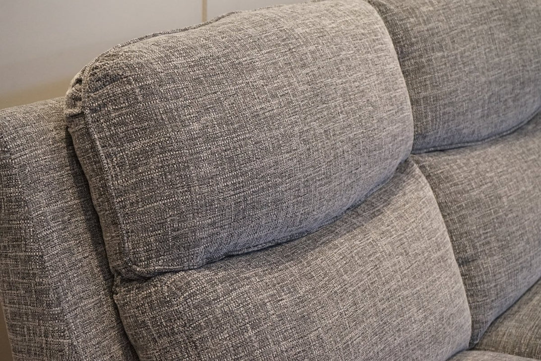 Ashbury 3 + 2 Seater Sofa Set, Chenille Weave Charcoal Grey