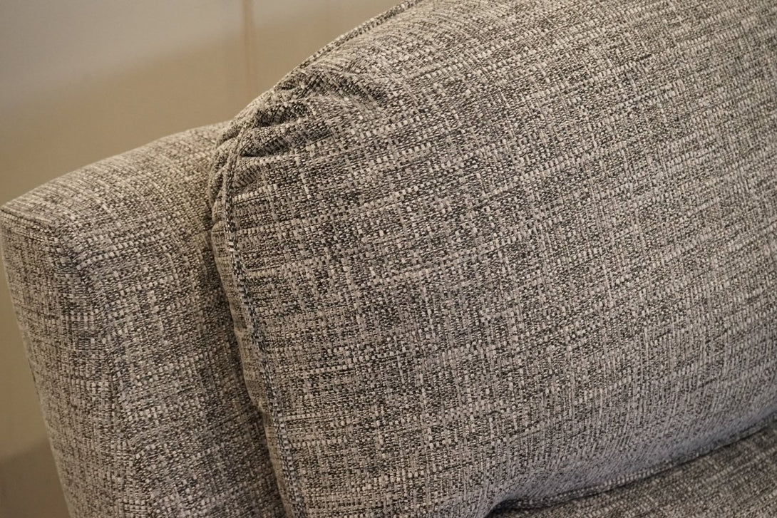 Ashbury Power Reclining Armchair, Chenille Weave Charcoal Grey