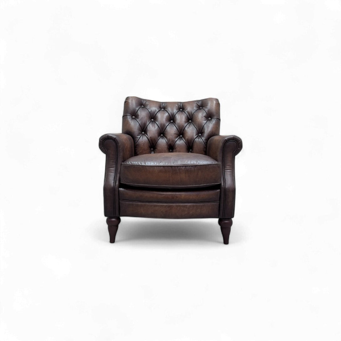 At The Helm Columbus Accent Armchair, Handrub Vintage