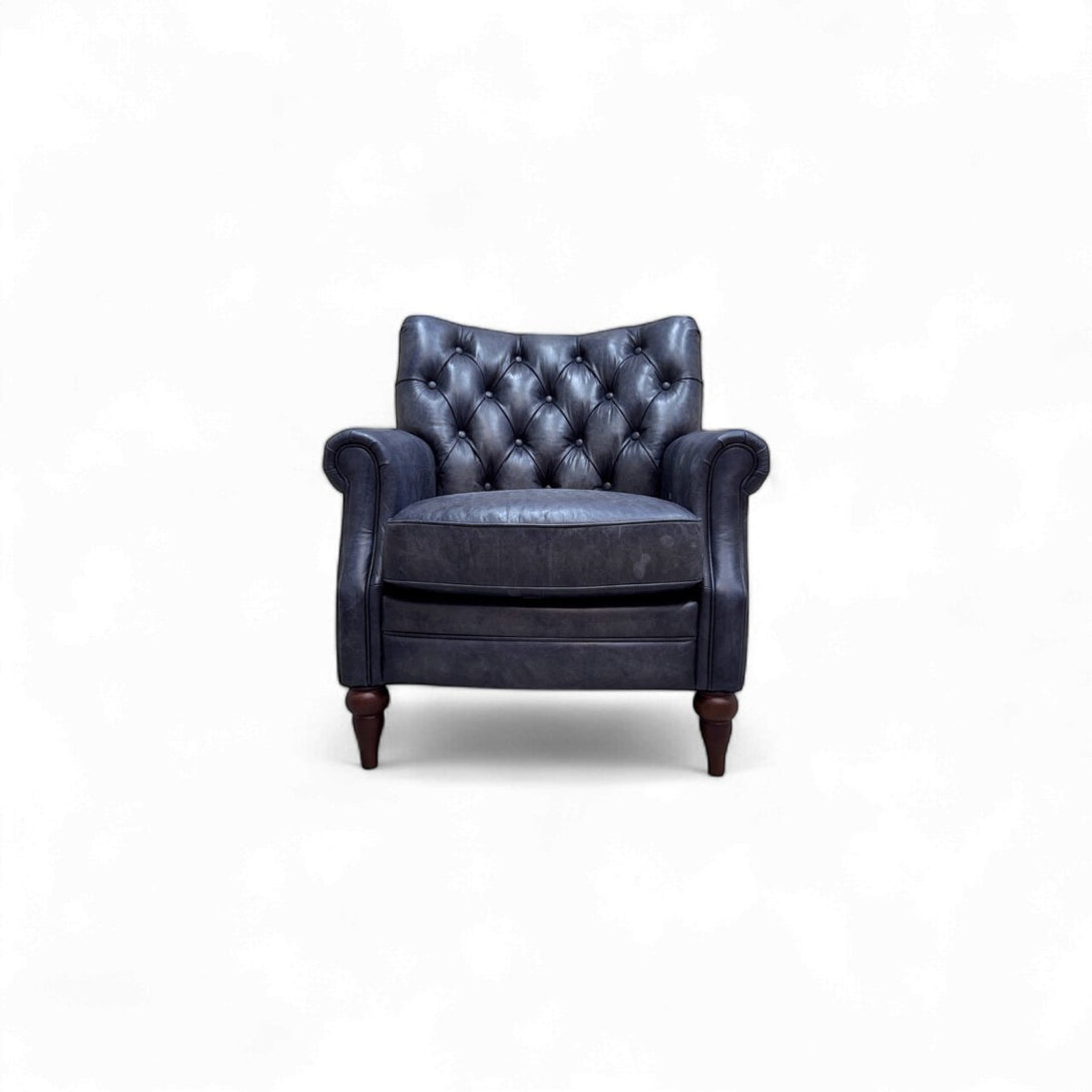 At The Helm Columbus Accent Armchair, Vintage Ocean