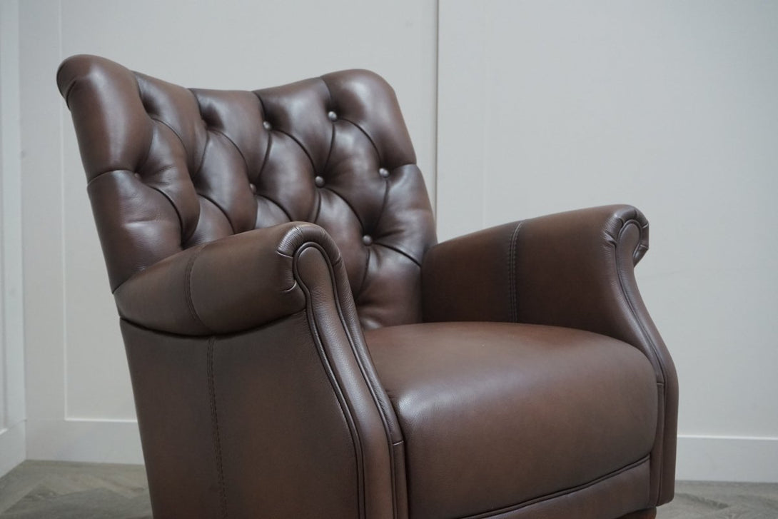 At The Helm Darwin Accent Chair, Antique Whisky