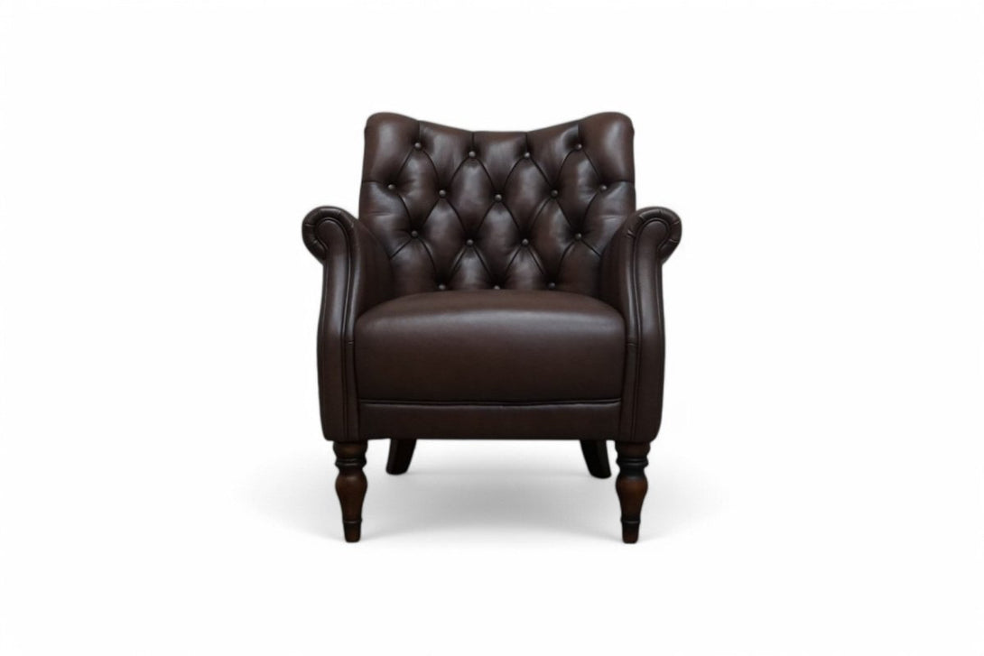 At The Helm Darwin Accent Chair, Antique Whisky