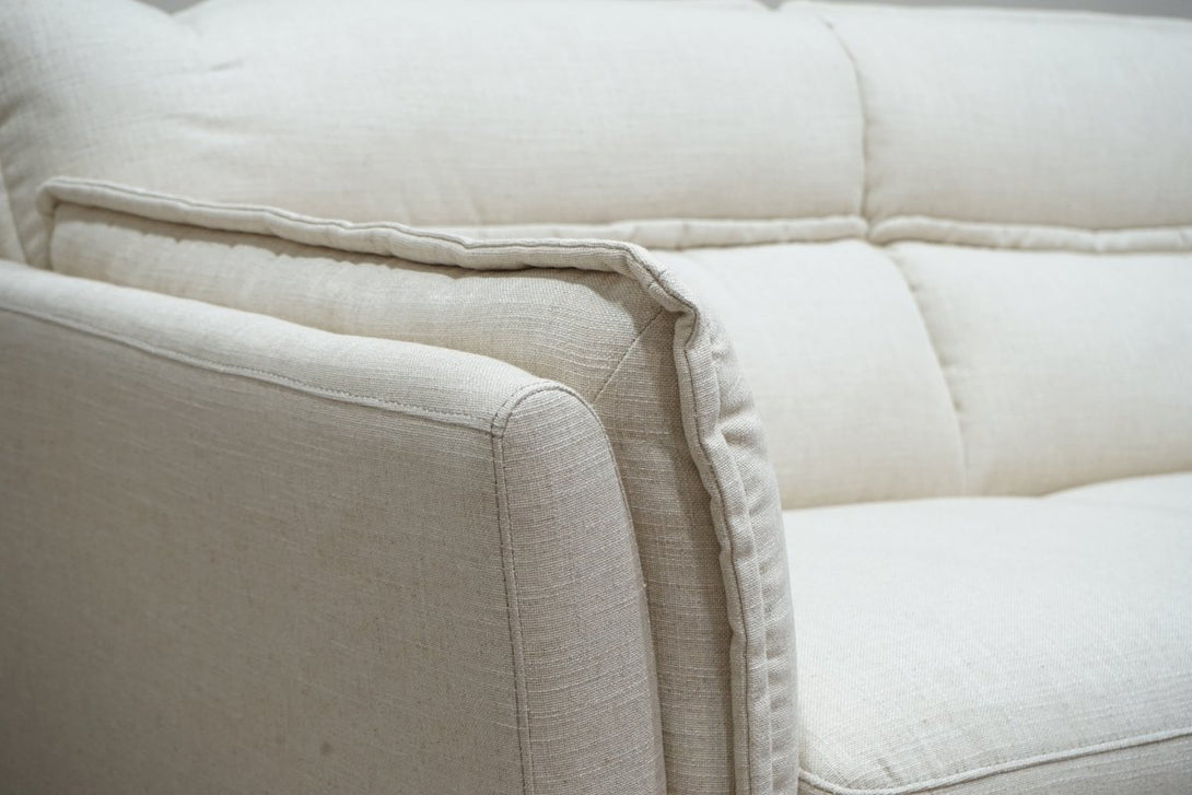 At The Helm Ellen Medium 2 Seater Sofa, Natural Linen