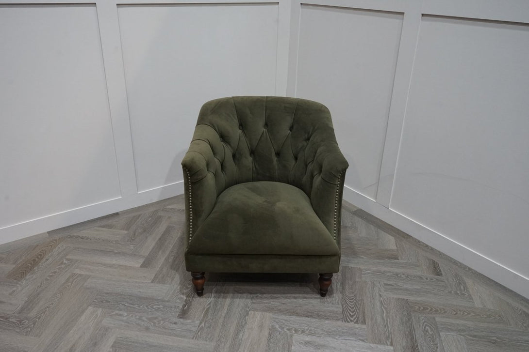 At The Helm Henson Accent Chair, Forest Green