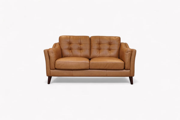 Avery 2 Seater Leather Sofa, Tan