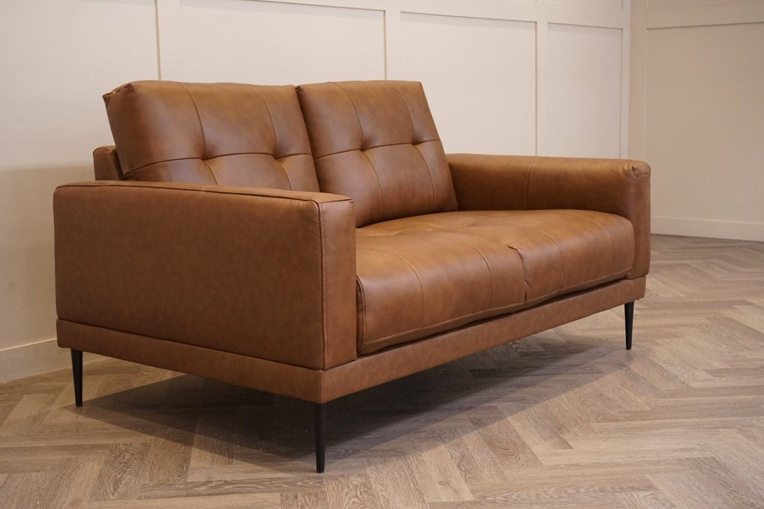 Bailey 3 + 2 Leather Sofa Set, Premium Cocoa